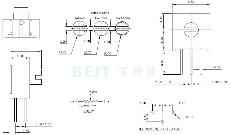 精密电位器3386X